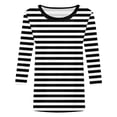 thumbnail image 4 of Dmsael Basic Tees for Women Womens Long Sleeve Shirt Cotton Crewneck Basic Tops Soft Athleisure Tshirt Fall Clothes Black,M, 4 of 5