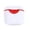 Red, variant on Virelaxpo Manual Double Hole Pencil Sharpener, Compact Portable Blade Sharpener with Steel Blade for Home Office Desk Art Stationery Writing and Craft Projects, Durable and Efficient Design