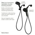 thumbnail image 5 of Brondell Nebia Magnetic Shower Head with Handheld Spray Combo, Yuba NE80, Halonetic Adjustable High-Pressure Showerhead, 5- Setting, Precision Nozzle, Matte Black, 5 of 12