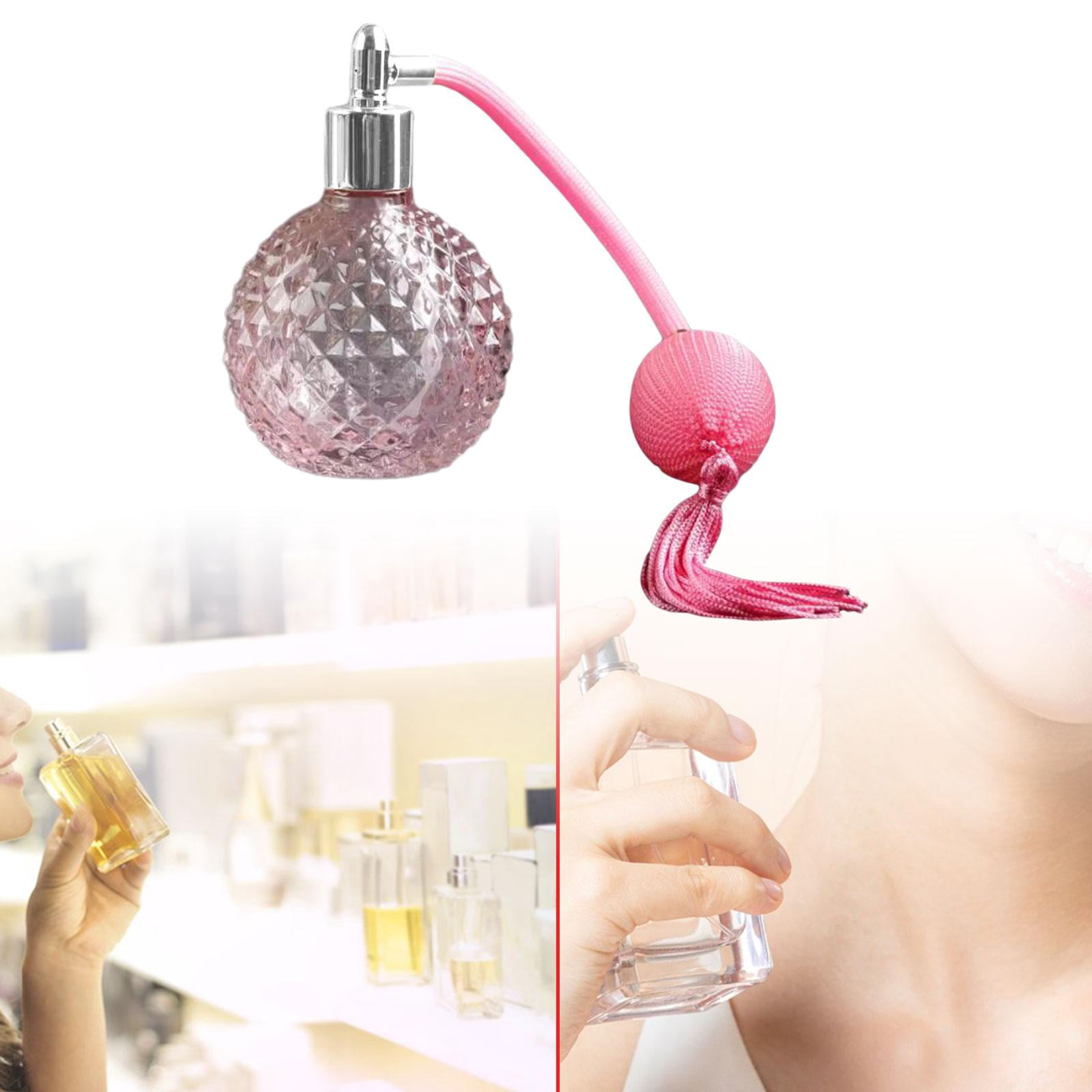 TOOYFUL Perfume Bottle Spray Bottle Multipurpose Small Glass Perfume Dispenser Perfume for Store Home Travel Accessories Men Pink