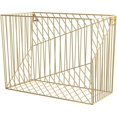 thumbnail image 1 of Gold Hanging File Basket - Gold, 1 of 1
