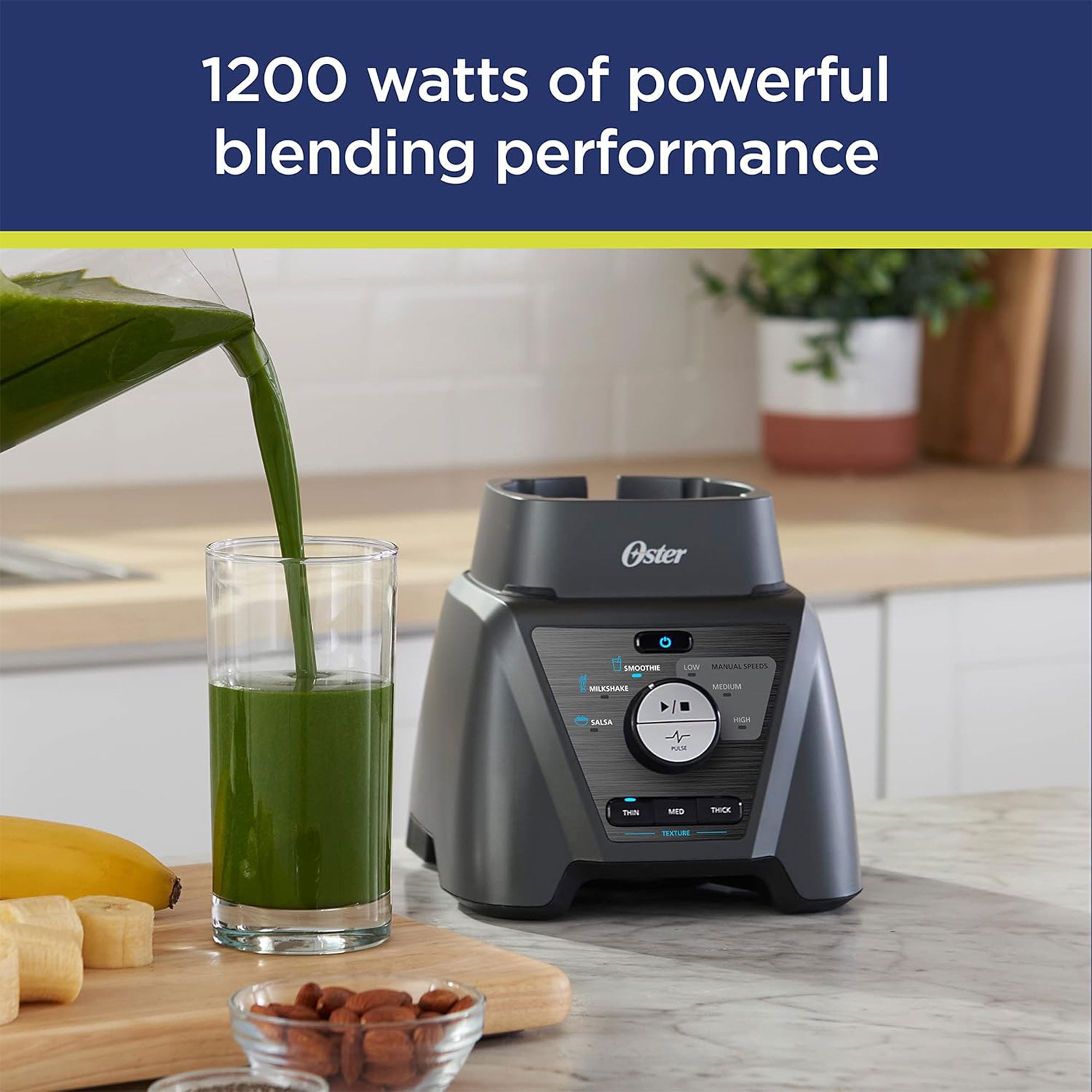 Oster Texture Select Pro Series 1200 Watt Blender and Food Processor