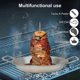 thumbnail image 4 of Al Pastor Skewer Vertical Skewer for Grill 9 Inch Stainless Steel Skewer Stand with 3 Removable Spikes Brazilian Vertical Spit Stand Shawarma Holder f, 4 of 5