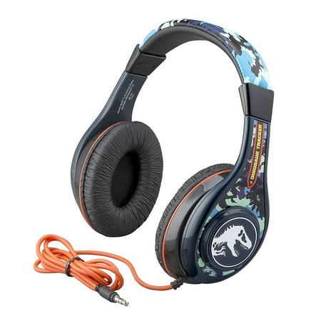 Jurassic World Fallen Kingdom Headphones for Kids with Built in Volume Limiting Feature for Kid Friendly Safe
