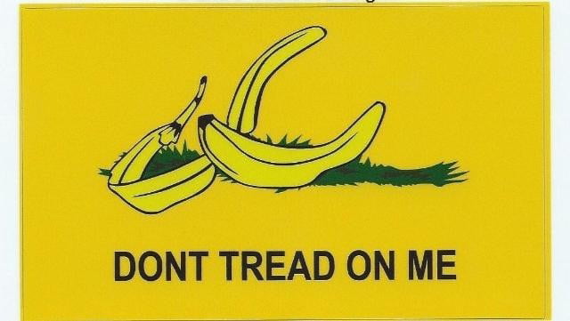 set of 2 Stickers Don't Tread On Me Gadsden Flag 3"x4" Yellow Decal 2 PACK 159 