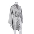 thumbnail image 3 of kurtrusly Sexy Sleepwear Ceinture Peignoir Robe de Chambre Robe de Chambre Robe Flare Manches Été Datant Mode Attrayante Douceur Gris L, 3 of 9