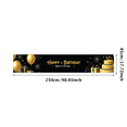 thumbnail image 1 of Golden 50th Birthday Celebration Banner Backdrop Party Decorations Happy Birthday Cheers to 50 Years Photography Props Birthday Party Decor Background, 1 of 4