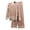 Light Pink, variant on MDUKONU Women's Trousers Suit With Round Neck Top And Wide Leg Pants For Effortless Style Black One Size