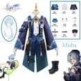 thumbnail image 2 of Juego Honkai: disfraz de Cosplay de Star Rail Misha, peluca Misha, zapatos, uniformes, conjunto completo, traje de juego de rol para fiesta de Halloween para hombres y mujeres, 2 of 4