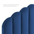 thumbnail image 6 of Modway Daisy Performance Velvet King Platform Bed in Navy, 6 of 9