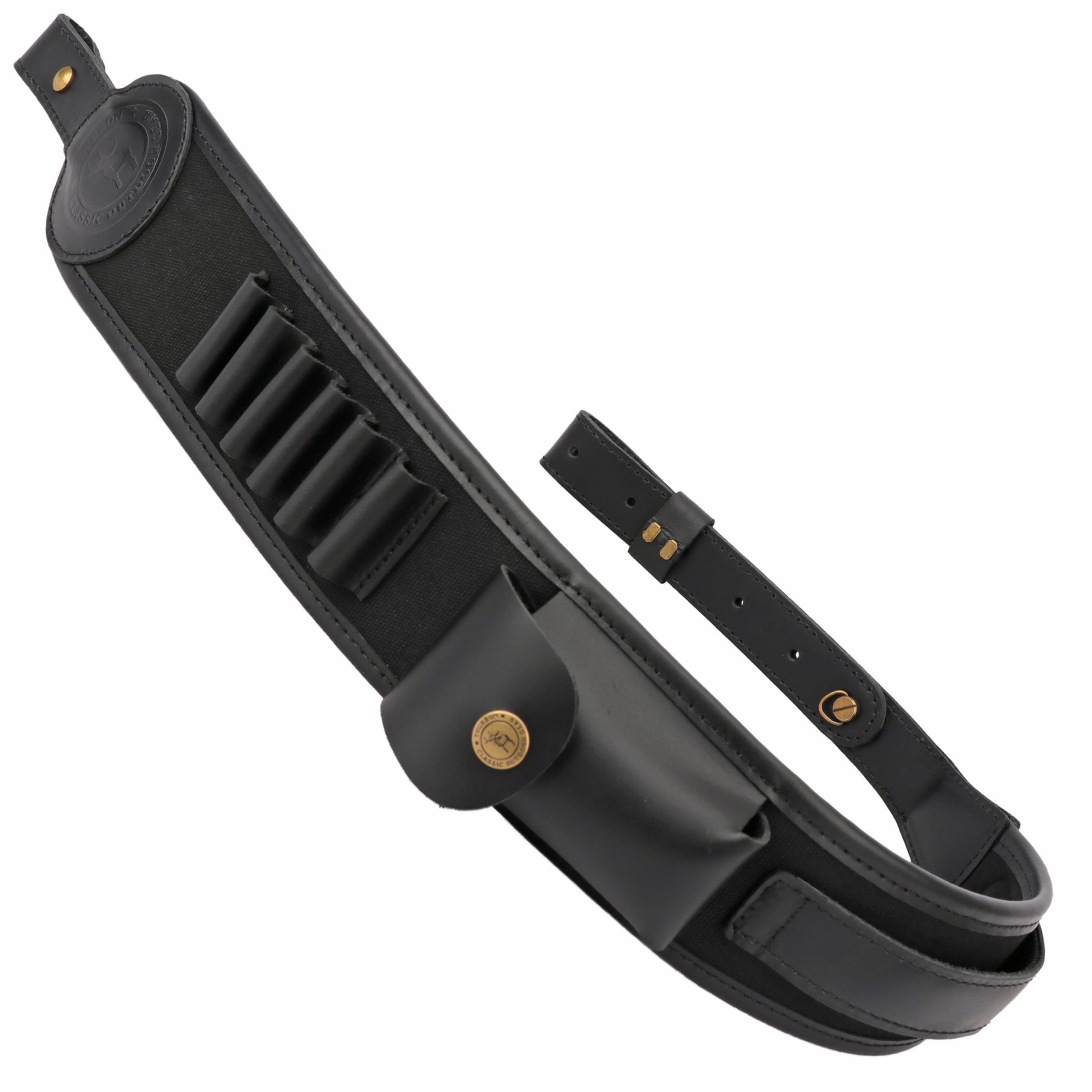 TOURBON Canvas Sling for Hunting,  Shoulder Strap , Black