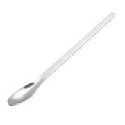 Uxcell 160mm Stainless Steel Micro Scoop Reagent Sampling Spoon 5 Pack