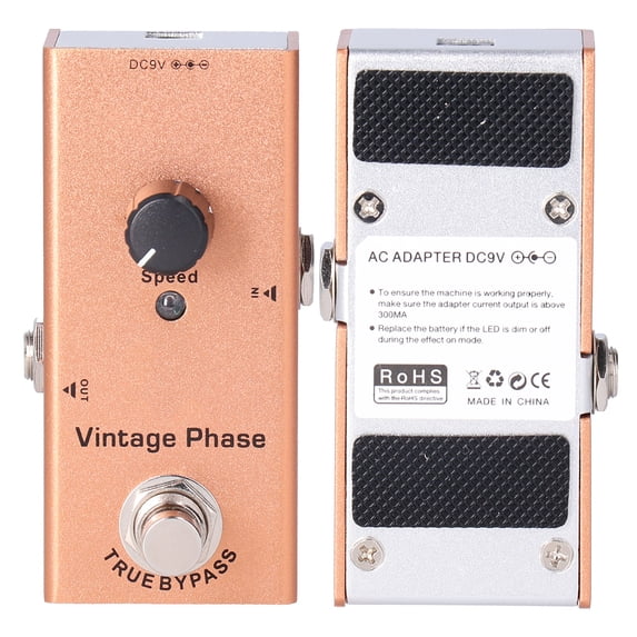 Electric Guitar Effect Pedal, Portable Single Mini Phaser, Music Instrument Accessories For Performance Guitar Home