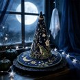 thumbnail image 5 of Kojanyu Halloween Flower Quilted Art Hat, Embroidered Polyester Witch Hat 16.9x11.8in for Costume and Holiday Decoration., 5 of 6