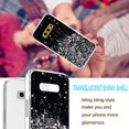 thumbnail image 4 of Compatible with Samsung S10e Case Glitter Clear Green,Phone Samsung Galaxy S10e Case Silicone Transparent Soft TPU Women Girls Shockproof Protective Slim Cover (Black), 4 of 13