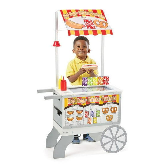 Ensemble Deluxe - Cart Stand hotdog et crème glacée - Melissa & Doug