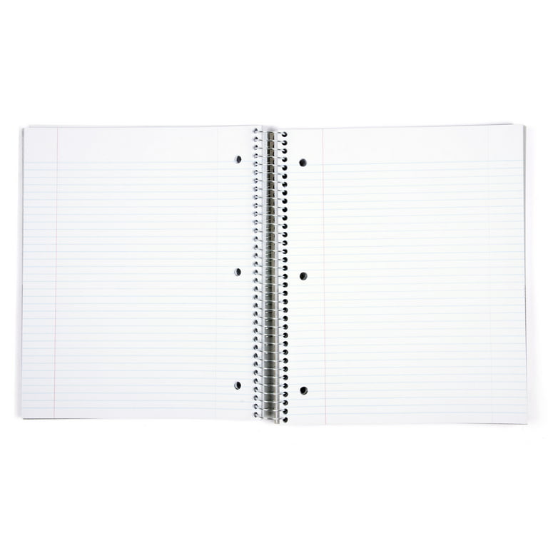 5 Subject Notebook - College Ruled - Black (05799) Durable Poly Cover/5  Poly Pockets/200 Sheets 