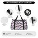 thumbnail image 4 of Balery Tropics Palm Trees Bolsa de Gimnasio para Mujeres, Bolsa de Viaje con Bolsillo Húmedo, Bolsa de Fin de Semana para Mujeres, Bolsa de Viaje Resistente al Agua, 4 of 7