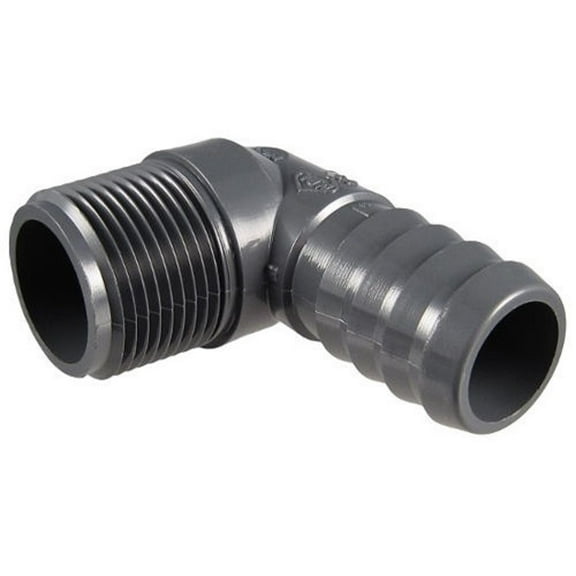 Spears 1413015 1.5" Poly Pipe PVC Insert 90 degree Elbow