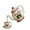 E, variant on Dserhfy Christmas Teapot Ornament Holly Vintage Tea Cups And Pot Set Xmas Tree Hanging Ornaments 2D Acrylic Teapot Decor with Pouring Tea Effect for Tree Decor