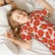 thumbnail image 5 of Balery Tomatoes Conjunto de Pijama Infantil de Manga Corta con Estampado – Ropa de Dormir de Algodón Suave-Small, 5 of 6