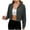 Dark Gray, variant on Maean Women Crop Sweatshirt Coats Hooded Loose Jackets Full Zip up Casual Comfy Gym Fall Outfits