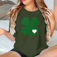 thumbnail image 2 of Camiseta de Manga Corta de Cuello Redondo Impresa de Primavera Superior de las Mujeres, Mezcla Ligera de Poliéster para Uso Diario Y de Fiesta Casual, 2 of 9