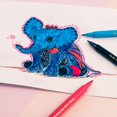 thumbnail image 5 of Pentel Arts Color Pen Rojo Caja De 12 (S360-102), 5 of 5