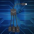 thumbnail image 1 of adaptador Dual Micro USB 2.0 Host OTG Hub Adapter para Samsung 3in1 Cab JShteea Nuevo, 1 of 6