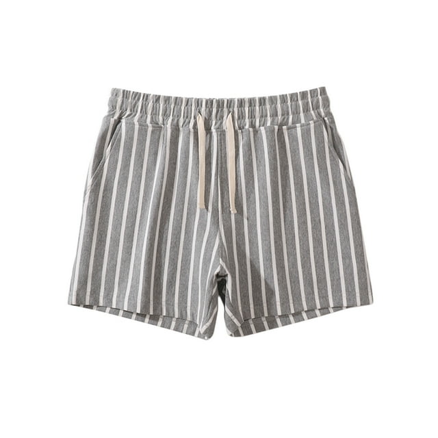 Shorts Hommes Imprimé Mode Décontractée Poches Sports Élastiques Taille Mi-Haute Lacets Shorts