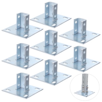QTY 10) Square Post Base 1-5/8 for Unstrut / B-Lne Channel #4774