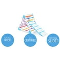 thumbnail image 4 of Triangle Climber with Ramp - Premium Wooden Climbing Triangle for Sliding and Climbing - 2 in 1 Stable Toddler Climber Structure - Indoor Kids Climbing Net Toys - Kids Climber - PYRAMIDA-Color, 4 of 7