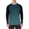 thumbnail image 3 of UVEASISHA Long Sleeve Shirts for Men Quick Dry Moisture Wicking Workout Shirt Sun Protection UV UPF T-Shirts for Outdoor Fishing Hiking Traveling Navy XL, 3 of 6