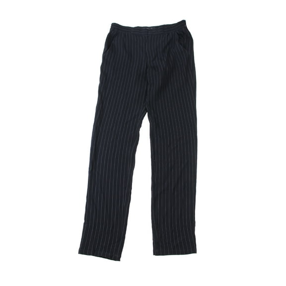 Nanette Lepore Black Pinstriped Piazza Pants 0