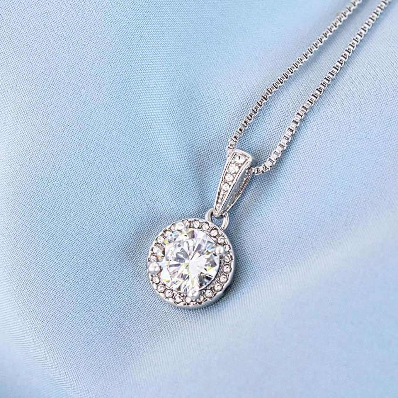 JEMINES Mothers Day Gifts, Mom Jewelry with Meaningful Message Gifts Idea from Daughter, Mother Daughter Necklace (Mother & Daughter Love, Eternal Hope Necklace)