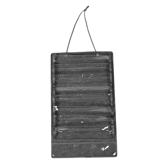 Phenofice Grey Felt Karate Belt Display Rack Wall Organizer for Martial Arts Belt Storage and Medal Protection