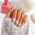 thumbnail image 4 of KISS imPRESS Design Valentine's Day Press on Nails, Sweetest Gift, White, Short Squoval, 30 Count, 4 of 13