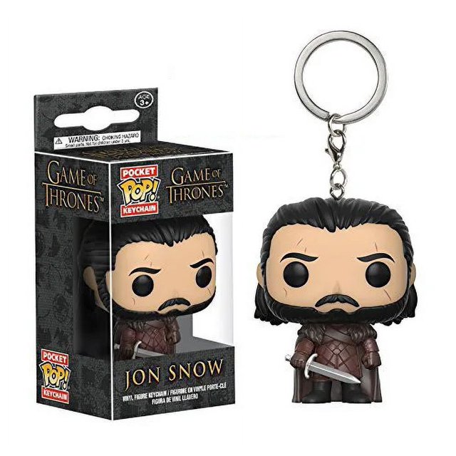 FUNKO Juego de Davos Daenerys Trono JON SNOW Ghost Night King White Walker Figura de acción juguetes Colección Modelo llavero