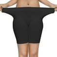 thumbnail image 5 of Simiya Molasus Women'S Cotton Underwear High Waisted Full Coverage Ladies Panties (Regular Plus Size) Black S, 5 of 6
