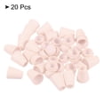 thumbnail image 3 of Unique Bargains Light Pink Bell End Stopper Cord Rope Lock for Drawstring Bag (20 Pack), 3 of 5