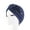Navy Blue, variant on Eosunjian Women Hat Good Stretch Wind-proof Tear-resistant Anti-shrink Brimless Warm Sequin Trim Flower All Match Turban Hat Fashion Accessory Wine Red