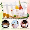 thumbnail image 3 of Hieleras para fiestas (4 l) y cuchara para hielera y 24 vasos de mimosa (5 oz), cubeta de champán acrílica con copas de champán de plástico, bebidas transparentes Bever, 3 of 5