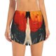 thumbnail image 2 of Balery Retro Space Rocket Launch Pantalones cortos deportivos para mujer con forro y dos bolsillos, elásticos, para entrenamiento, gimnasio, yoga-X-Large, 2 of 7