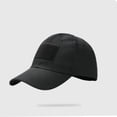 thumbnail image 2 of BELTNOV Men's Tactical Baseball Cap Military Operator Hat with Hook Loop Patch Panel Adjustable Dad Hat for Outdoor Hiking Airsoft Black, 2 of 6