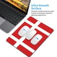 thumbnail image 4 of Danish Flag Square Mousepad Non Slip Rubber Base Mouse Mat For Office Laptop 11.8"X9.8" Inch, 4 of 7