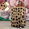 thumbnail image 4 of Brown and Black Of Leopard Print Luggage Cover Fashion Suitcase Cover Baggage Covers Fit 25-28 Inch Luggage (Go Travel), 4 of 5