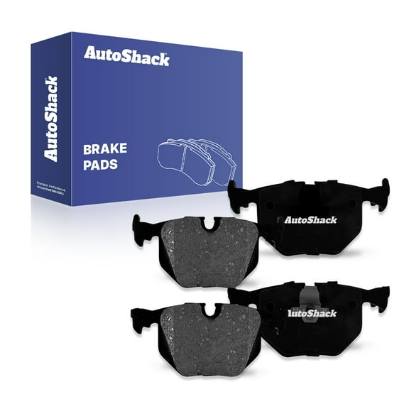 AutoShack 4pcs Rear Performance Ceramic Brake Pad Set Driver and Passenger Side Replacement for 2012-2014 BMW X6 2016-2018 X5 2.0L 3.0L 4.4L V8 AWD PCD1042A
