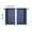 Blue, variant on COM1950s Semi-Sheer Room Divider Curtains, 2-Pack Linen Feel Window Treatment for Kitchen, Light Filtering Valance for Bathroom Bedroom, 25 X 31 Inches