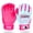CAROLINA BLUE/NEON PINK, variant on Franklin Sports MLB CFX Pro Batting Gloves, Vanilla/Gold, Youth Small