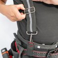 thumbnail image 6 of Tool Belt Suspenders Harness Comfort Adjustable 4 Point Loops Men Suspenders Work Tool Suspenders Harness for Electricians Grey, 6 of 6